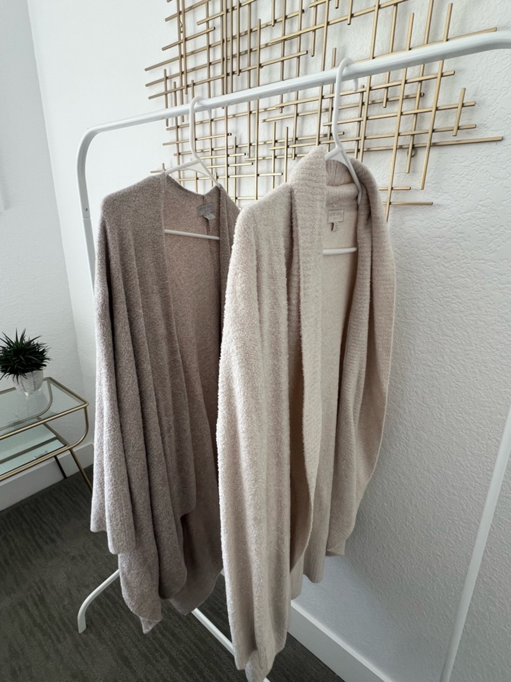 Two Cozy barefoot dreams Open-Front Women’s Sweater Cardigan - Neutral Beige!